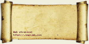 Tina Pavličević vizit kartica